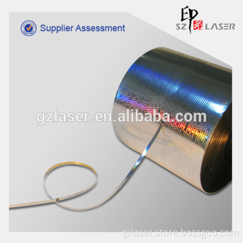 Hologram Self-adhesive Tear Tape Strips with Hot-melt Coating